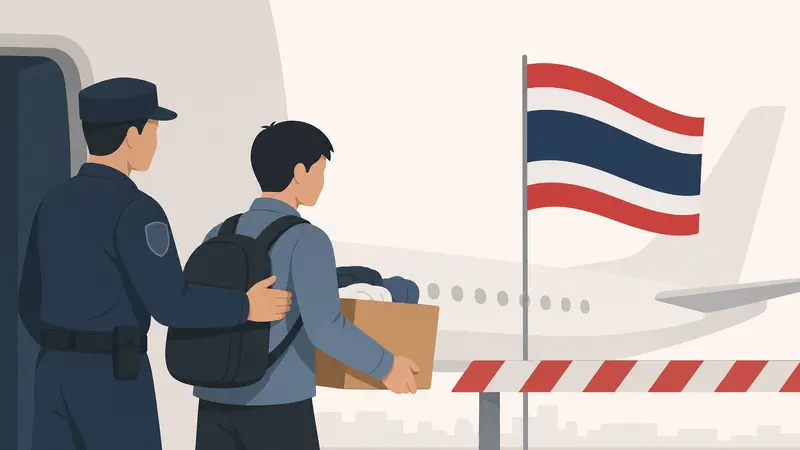 Pengusiran 41 Pekerja Thailand dari Laos Usai Penggerebekan Jaringan Judi